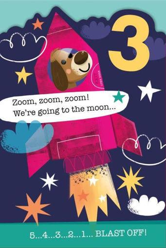 Picture of 3 BIRTHDAY CARD ROCKET